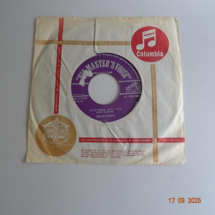 The Olympics - Western Movies (1958), Cd's en Dvd's, Vinyl Singles, Gebruikt, Single, Overige genres, 7 inch, Verzenden