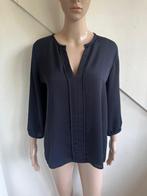 Marc Cain top blouse maat 40 donkerblauw, Maat 38/40 (M), Zwart, Ophalen of Verzenden, Zo goed als nieuw