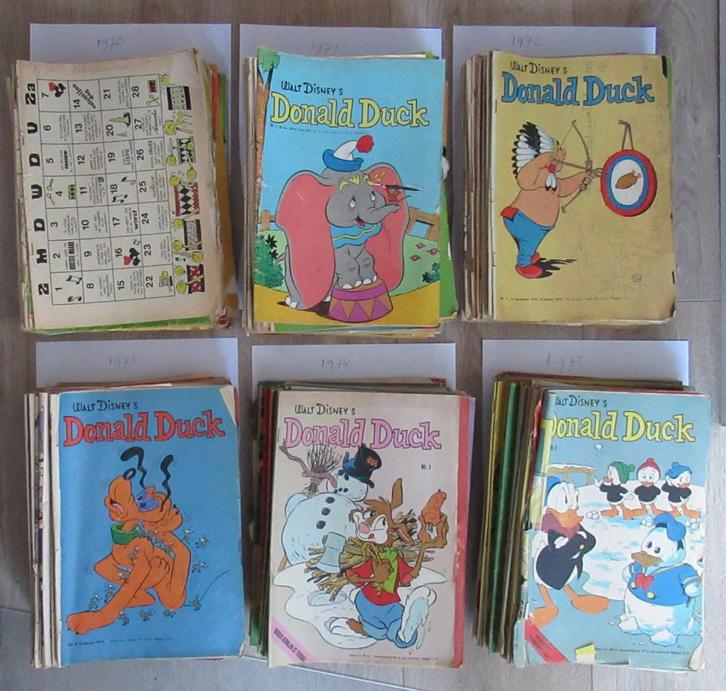 Donald Duck jaargangen 1970 t/m 1975, Boeken, Strips | Comics, Gelezen, Meerdere comics, Europa, Ophalen