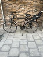 Batavus fiets met kinderzitje te koop, Ophalen, Versnellingen, Batavus, 53 tot 56 cm