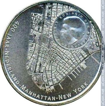 5 euromunten Manhatham 2009 - Australië 2008 proof.  beschikbaar voor biedingen
