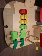 Plantoys garage met uitbereiding., Kinderen en Baby's, Speelgoed | Houten speelgoed, Ophalen, Gebruikt