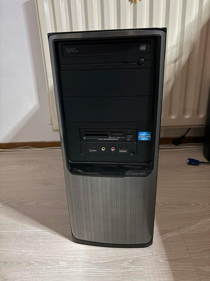 Desktop PC i3, 512GB SSD, Windows 11 + Office 2024, Computers en Software, Desktop Pc's, Gebruikt, 3 tot 4 Ghz, SSD, Met videokaart