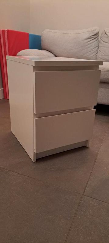 Witte Malm Ladekast (Ikea) - Zo Goed Als Nieuw! - afbeelding 1