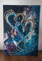 schilderij met hart, abstract, Antiek en Kunst, Ophalen