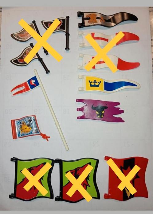 Playmobil A vlaggen, Kinderen en Baby's, Speelgoed | Playmobil, Gebruikt, Ophalen of Verzenden