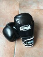 Kickbokshandschoenen Rumble Zwart - Maat 6 + Bandages, Ophalen of Verzenden