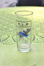 Mooi glas KLM vliegtuig en De Vliegende Hollander schip, Verzamelen, Glas en Borrelglaasjes, Ophalen of Verzenden, Zo goed als nieuw