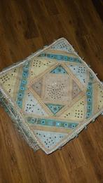 3x Ibiza Boho Vloerkussen Poef 75x75x15cm, Ophalen of Verzenden, Gebruikt, Vierkant