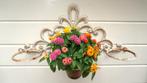 Smeedijzeren brocante plantenhouder, Ophalen of Verzenden