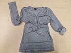 Grijs t-shirt met lange mouwen - Maat S, D-Zine, Ophalen of Verzenden, Zo goed als nieuw, Lange mouw