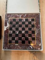 Marmeren schaakspel 30 x 30cm, Hobby en Vrije tijd, Gezelschapsspellen | Bordspellen, Ophalen of Verzenden, Nieuw