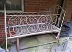 Brocante : plantenbak, kinder ledikant, gietijzeren kroon ed, Ophalen of Verzenden
