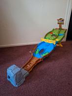 Monstertruck baan - Titanentoernooi - Hotwheels, Ophalen, Racebaan, Zo goed als nieuw, Hot Wheels