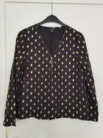 Dames blouse zwart met goud mt: L, Kleding | Dames, Blouses en Tunieken, Nieuw, Maat 42/44 (L), Ophalen of Verzenden, Zwart