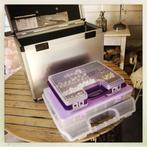 Luxe hobbykist met 3 boxen, 60 (!) vakken materiaal sieraden, Verzenden, Nieuw, Overige typen