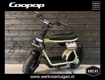 COOPOP Rugged elektrische (snor)scooter 25 km/45 km beschikbaar voor biedingen