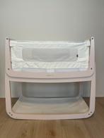 Snuzpod 4 co-sleeper wiegje rose white blush + tencel matras, Ophalen, Zo goed als nieuw, Wieg