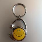 Sleutelhanger Smiley met Winkelwagenmunt, Verzamelen, Sleutelhangers, Ophalen of Verzenden, Gebruikt, Overige typen