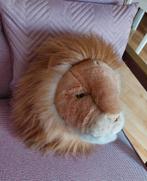 Mooie grote leeuwenkop voor aan de muur, Ophalen of Verzenden, Gebruikt, Wanddecoratie