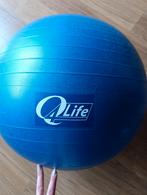 Fitnessbal Q4life 50 cm inclusief pomp en extra stop, Ophalen, Zo goed als nieuw, Overig