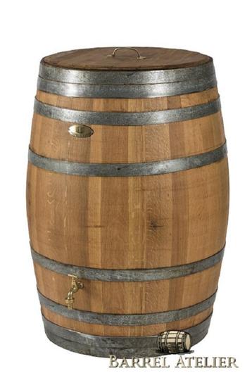 Houten Regenton "Luxe", Eiken Wijnvat 225 l. / NU € 275,- !! beschikbaar voor biedingen