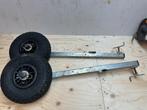 Strandwielen set voor Rib boot, Ophalen of Verzenden, Gebruikt, Overige typen, Zeilboot of Motorboot