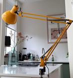 gele Fase bureaulamp, architectenlamp vintage industrieel, Gebruikt, Ophalen of Verzenden, Industrieel, Metaal