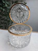 Anna Hutte kristallen snuisterijen doos /pot, Antiek en Kunst, Antiek | Glas en Kristal, Ophalen of Verzenden