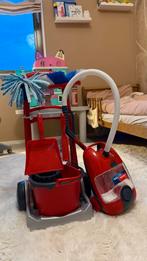 Vileda Schoonmaaktrolly met Stofzuiger - Speelgoed, Ophalen of Verzenden, Ontdekken, Met geluid