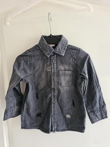 Hema blouse antaciete blouse grijze blouse 98 beschikbaar voor biedingen