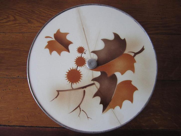 antieke vlaaischotel / gebakschaal decoratie, Antiek en Kunst, Curiosa en Brocante, Ophalen of Verzenden