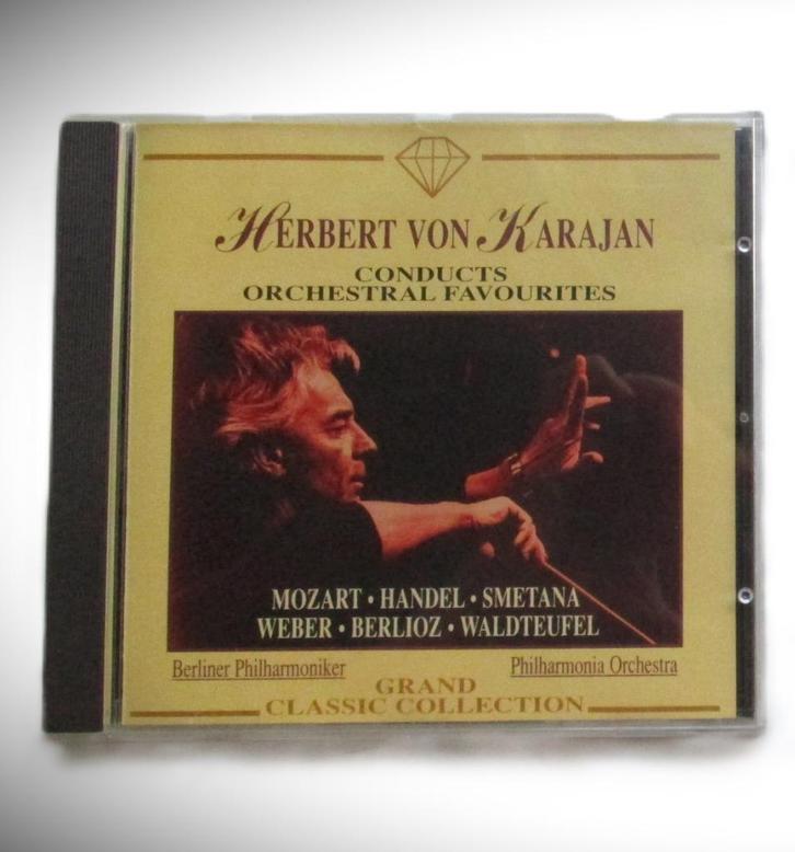 Von Karajan CD Klassiek~Mozart Handel ea, Cd's en Dvd's, Cd's | Klassiek, Zo goed als nieuw, Overige typen, Classicisme, Ophalen of Verzenden