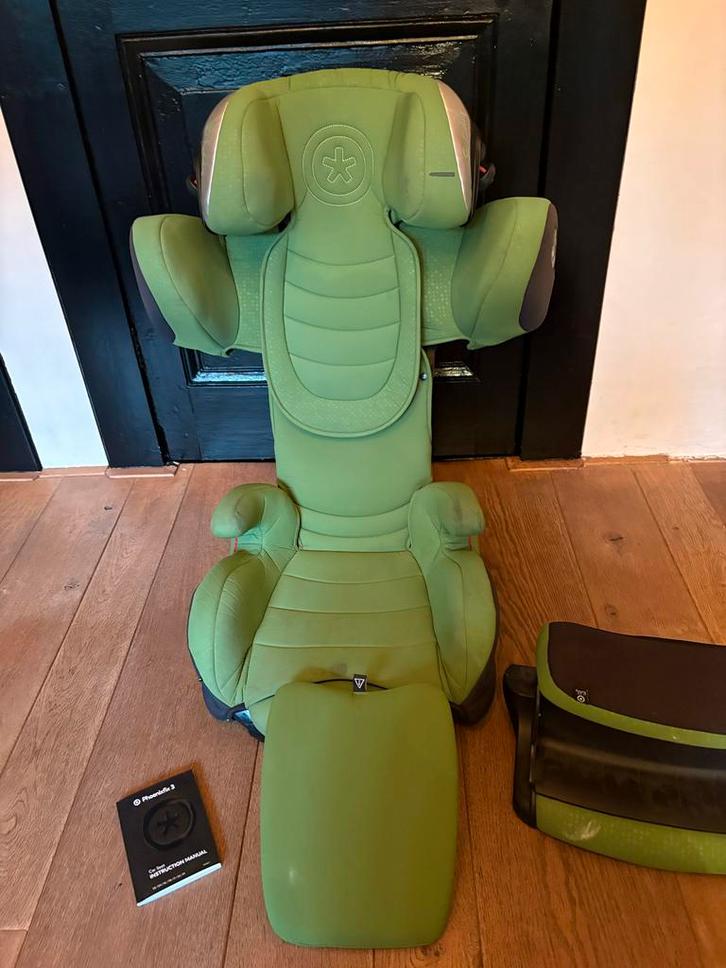 Phoenixfix 3 Autostoel - Groen, Kinderen en Baby's, Autostoeltjes, Gebruikt, Overige merken, 15 t/m 36 kg, Autogordel, Zijbescherming