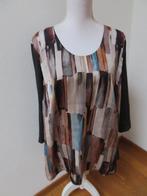 H57 SAMOON by GERRY WEBER shirt grijs bruin blauw 48, Maat 46/48 (XL) of groter, Nieuw, Ophalen of Verzenden, Lange mouw