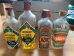 4x flesje A vd EELAART jenever brandewijn citroen Schiedam, Ophalen of Verzenden, Overige typen