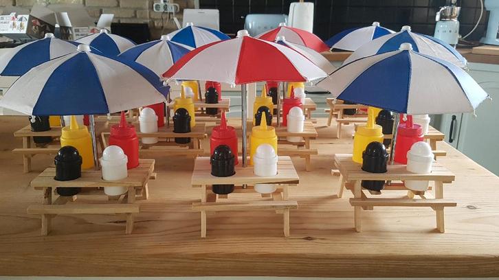 Sauzen set bbq picknicktafel, 3 stuks, nieuw, Huis en Inrichting, Keuken | Keukenbenodigdheden, Nieuw, Ophalen