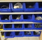 Magazijnbakken stapelbaar blauw, Ophalen, Gebruikt, Krat, Minder dan 35 cm