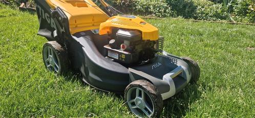 Grasmaaier stiga combi gazonmaaier benzine maaier turbo, Tuin en Terras, Grasmaaiers, Zo goed als nieuw, Cirkelmaaier, Ophalen