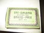 Ere-Diploma stijfsel Brussel 1910, Ophalen of Verzenden, Zo goed als nieuw, Verpakking