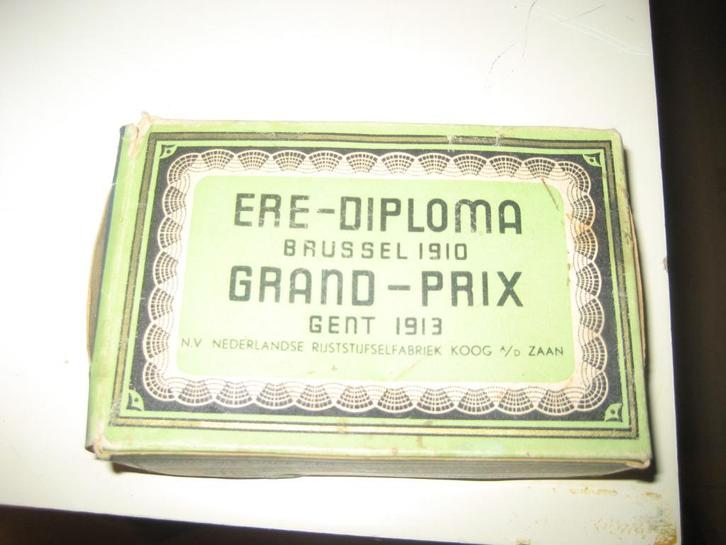 Ere-Diploma stijfsel Brussel 1910, Verzamelen, Merken en Reclamevoorwerpen, Zo goed als nieuw, Verpakking, Ophalen of Verzenden