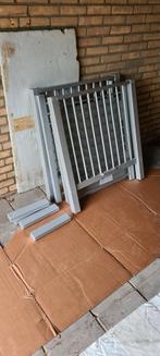 Zilvergrijze Bopita box, Ophalen, Gebruikt, Vierkant, In hoogte verstelbaar