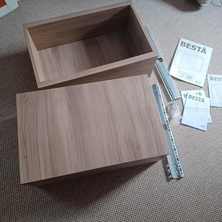 Ikea Bestå Kasten, Huis en Inrichting, Kasten | Dressoirs, Gebruikt, 50 tot 100 cm, 25 tot 50 cm, Met lade(s), Met klep(pen), Overige materialen
