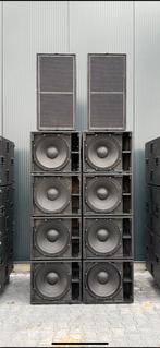 4x RCF BR118s subs ( RCFL18n451 ), Subwoofer, Geen, Geen, Zo goed als nieuw