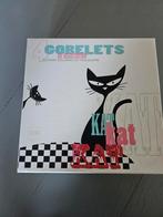 4 Corelets degustatie set met lepels - Kat design, Ophalen of Verzenden, Zo goed als nieuw, Overige stijlen, Kop(pen) en/of Schotel(s)