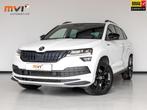 Skoda Karoq 2.0 TSI 4x4 Sportline Business / 190pk / Trekhaa, Auto's, Stof, Gebruikt, Zwart, 1984 cc