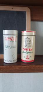 Set(2) oude zwitsal baby poeder blikken, Ophalen of Verzenden, Gebruikt