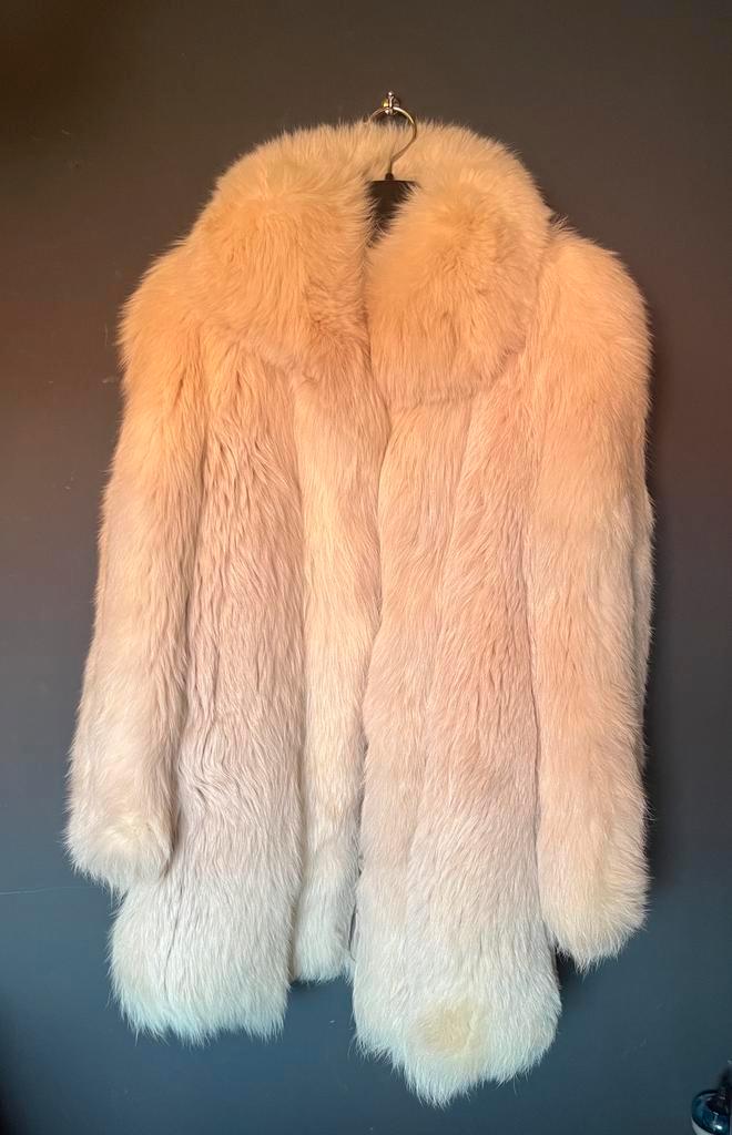 Prachtige Bontjas van Poolvos Vossenbont Maat 46/48 XL, Kleding | Dames, Jassen | Winter, Zo goed als nieuw, Maat 46/48 (XL) of groter