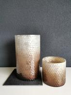 Windlichten, Huis en Inrichting, Woonaccessoires | Kandelaars en Kaarsen, Ophalen of Verzenden, Zo goed als nieuw, Hout, Bruin