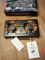 Kemper Gietijzeren gaspit - 2 pits camping gasfornuis, Ophalen of Verzenden, Gebruikt